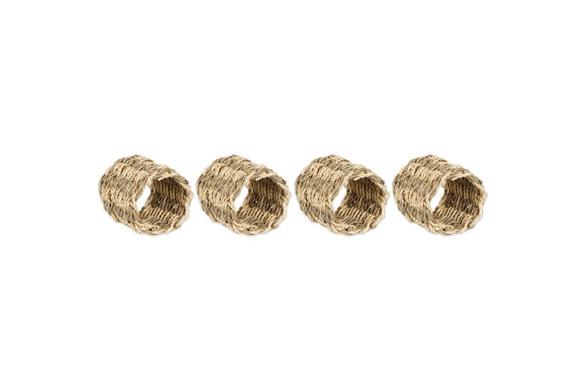 Nkuku - Aarushu Napkin Rings - Natural (Set of 4)