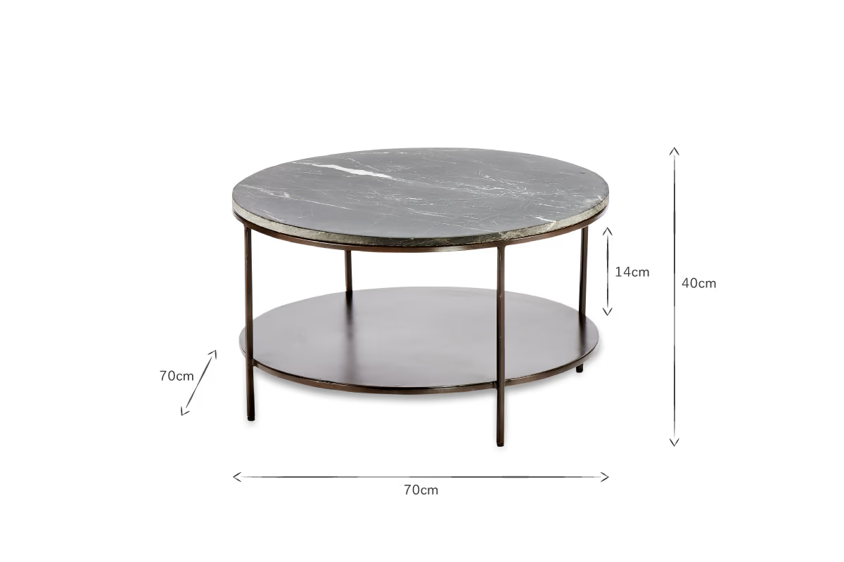 Nkuku - Karoko Marble Coffee Table
