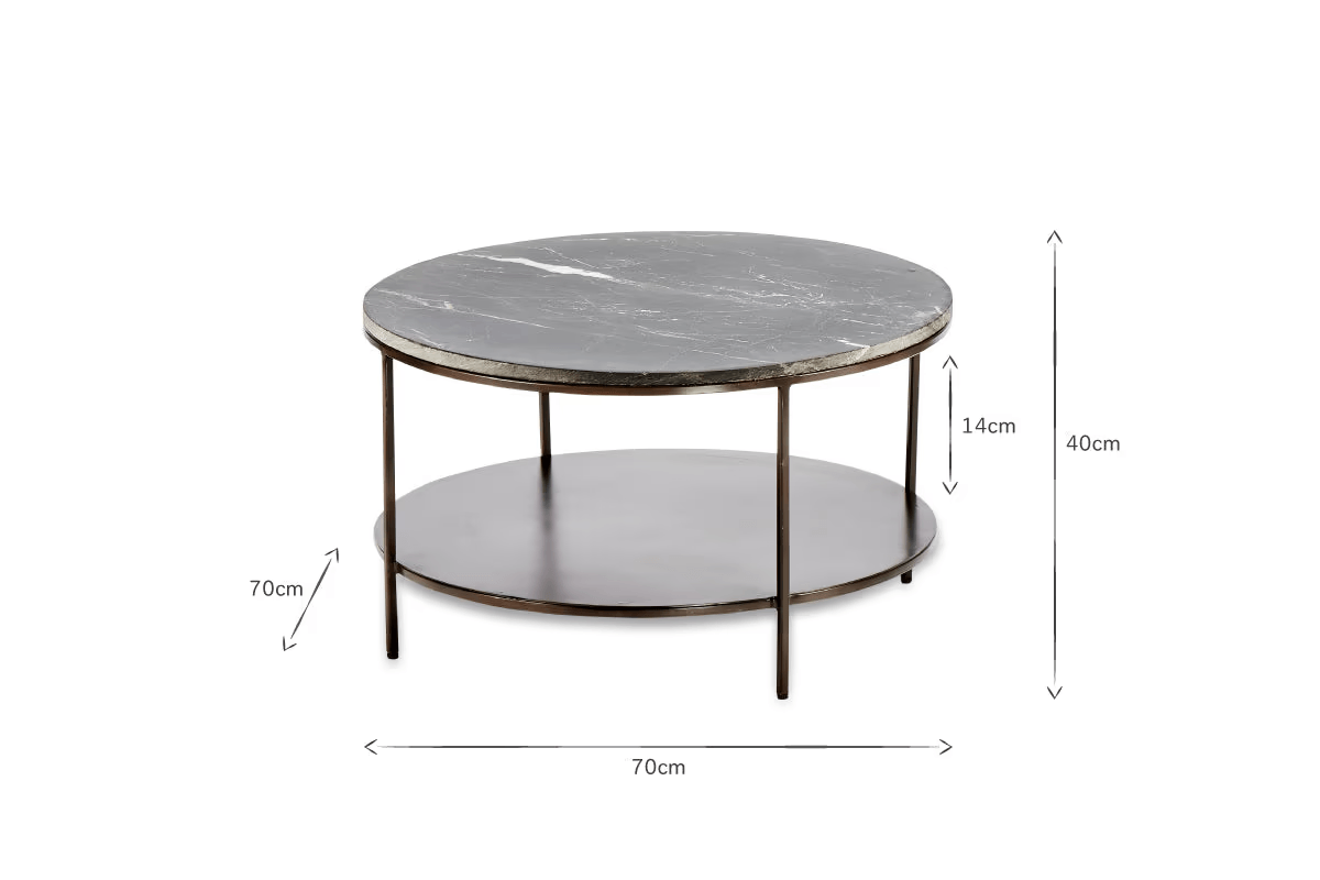 Nkuku - Karoko Marble Coffee Table