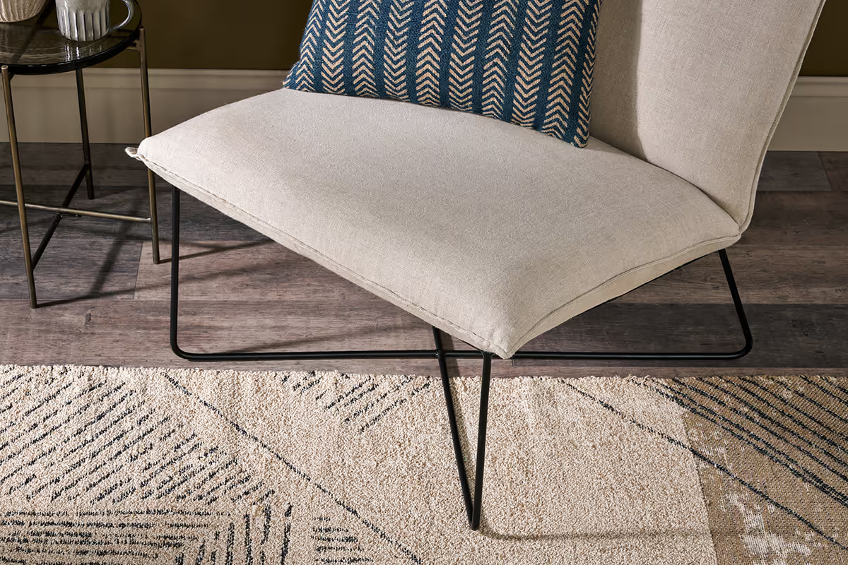 Nkuku - Kashvi Oversized Linen Lounger - Natural