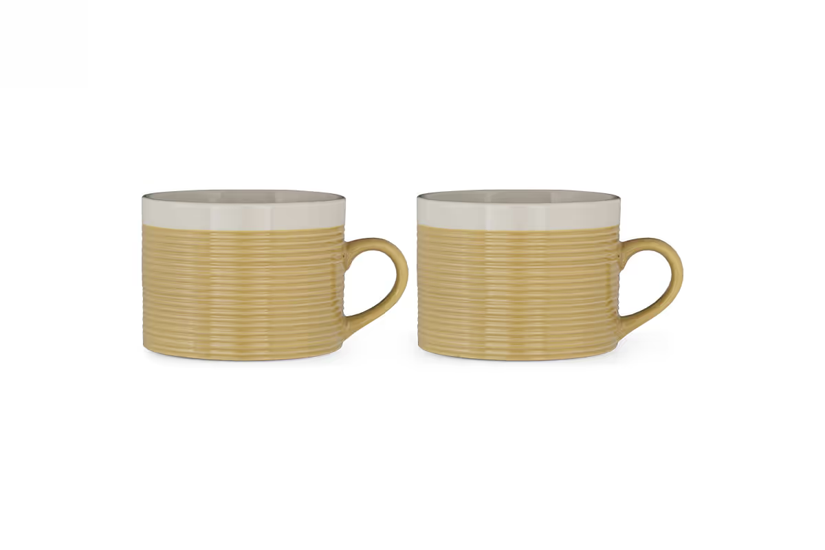 Nkuku - Kai Mugs - Mustard (Set of 2)