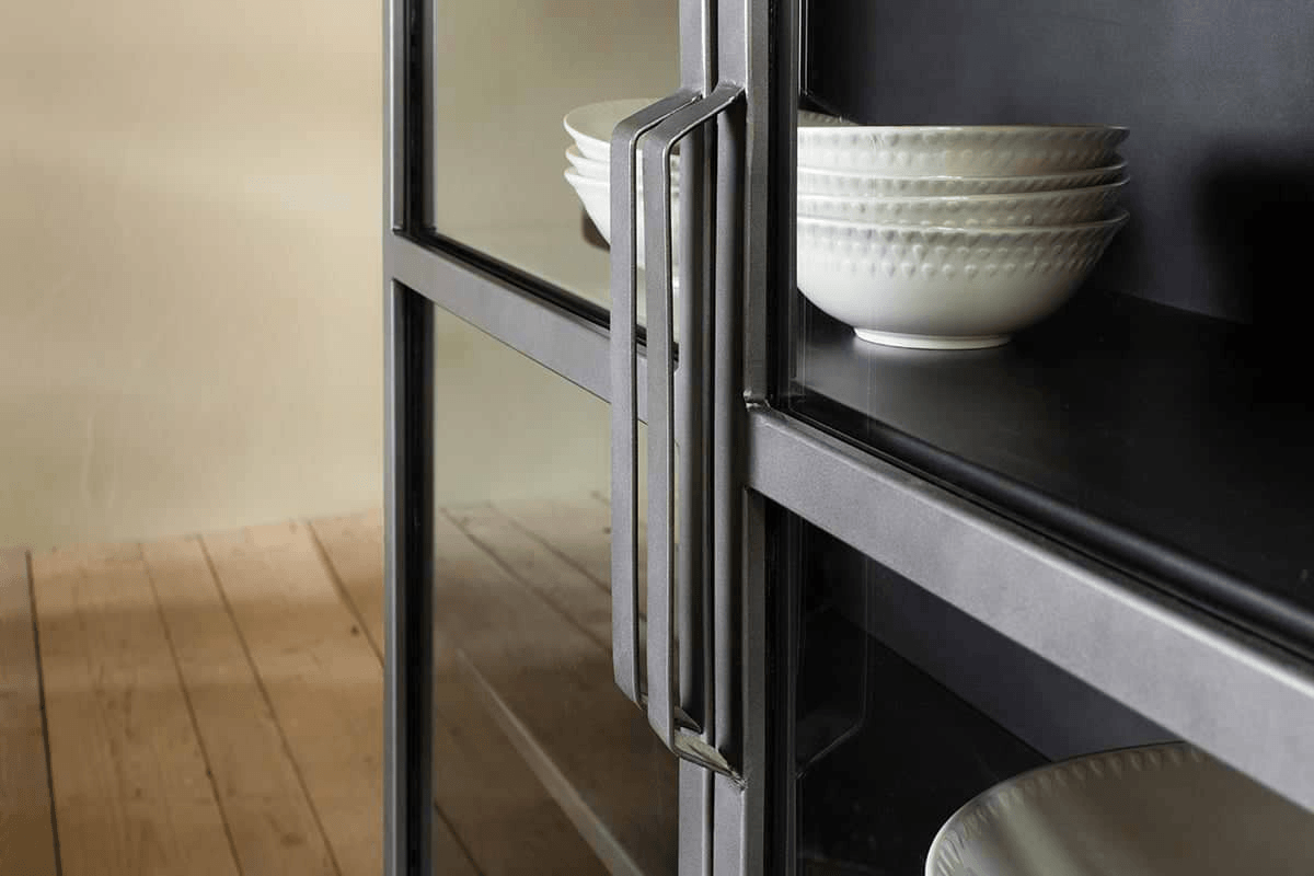 Nkuku - Takua Iron Cabinet - Wide
