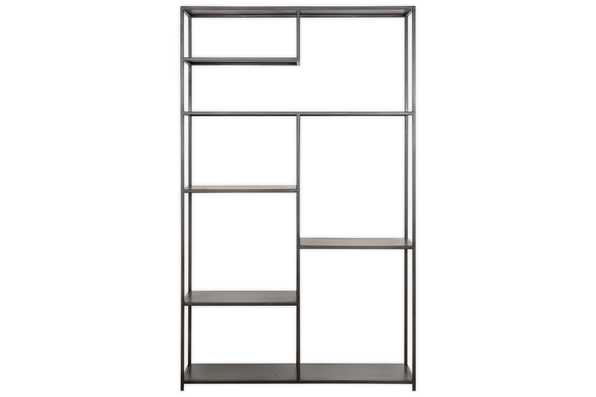 Nkuku - Tanvi Display Shelf - Black - Wide