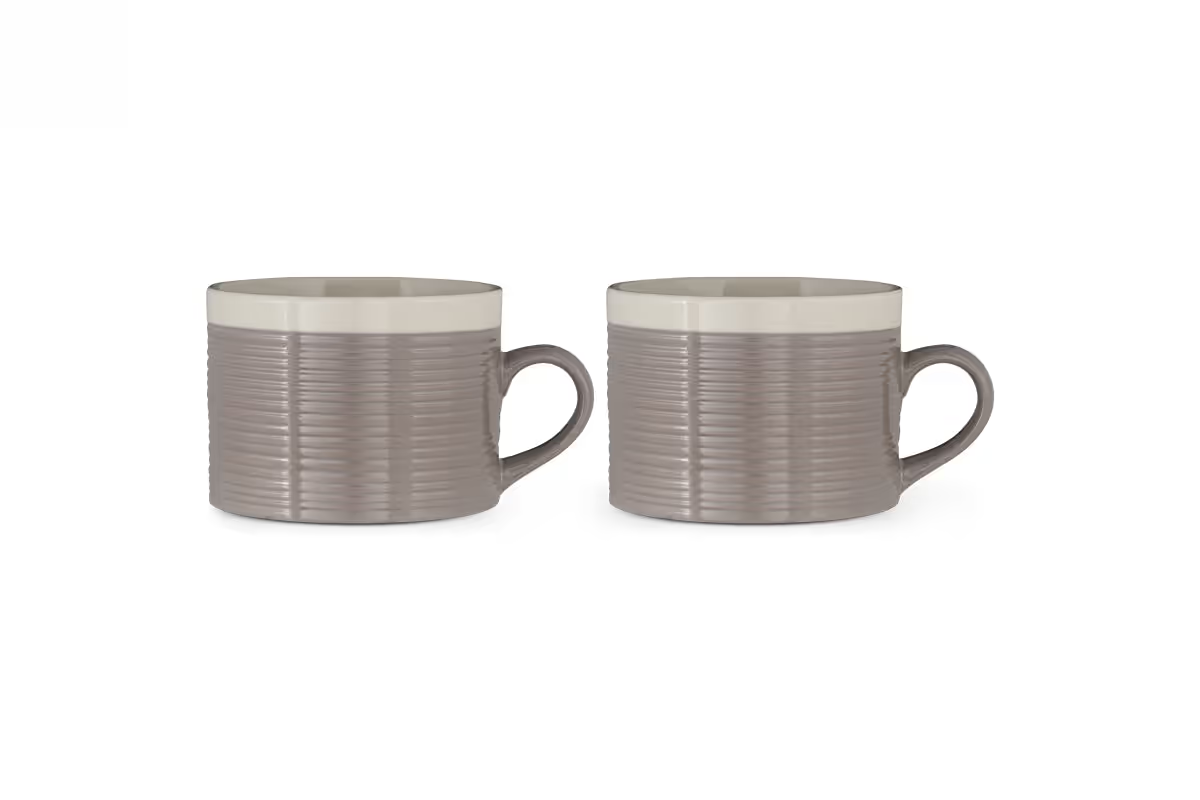 Nkuku - Kai Mugs - Grey (Set of 2)