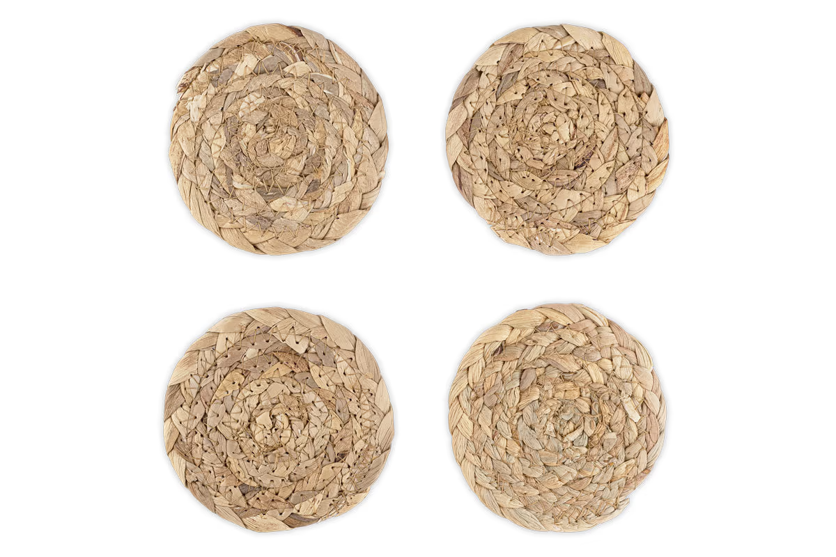 Nkuku - Lam Coasters - Natural (Set of 4)