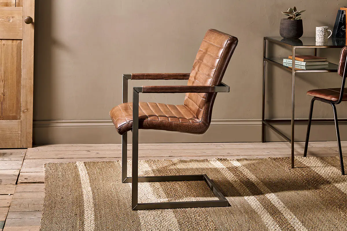 Nkuku - Wamma Leather Desk Chair