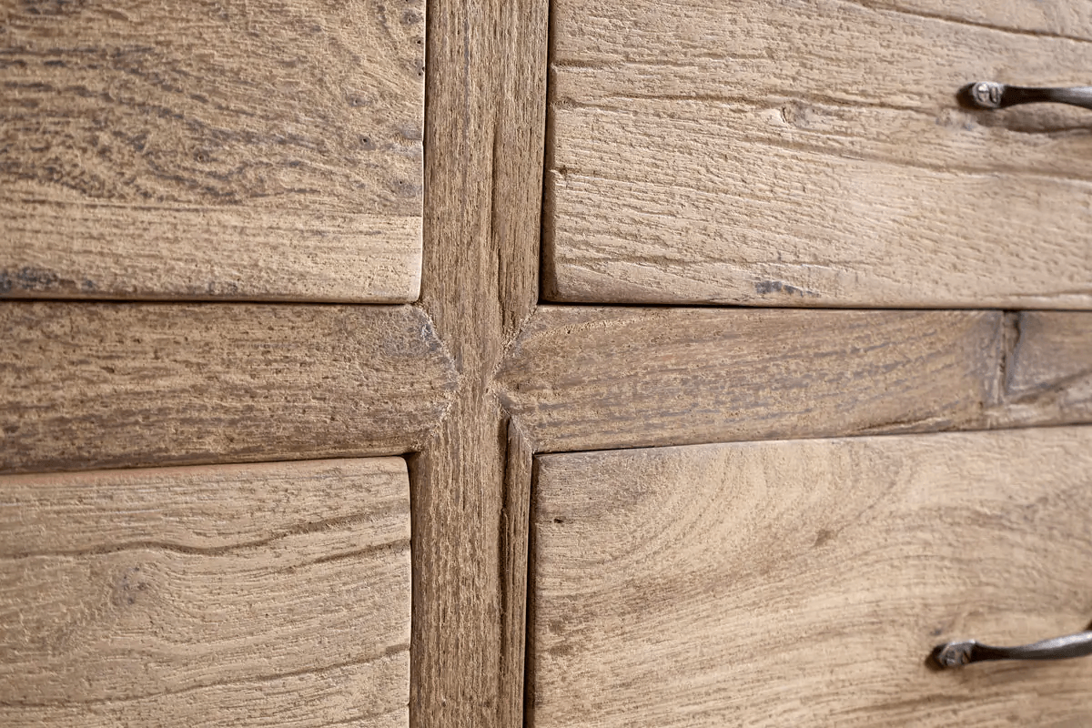 Nkuku - Iya Reclaimed Wood Chest of Drawers - Natural - Large