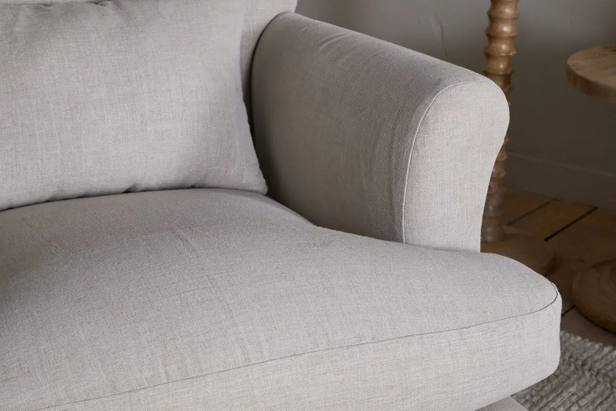 Nkuku - Kashi Linen Armchair - Natural
