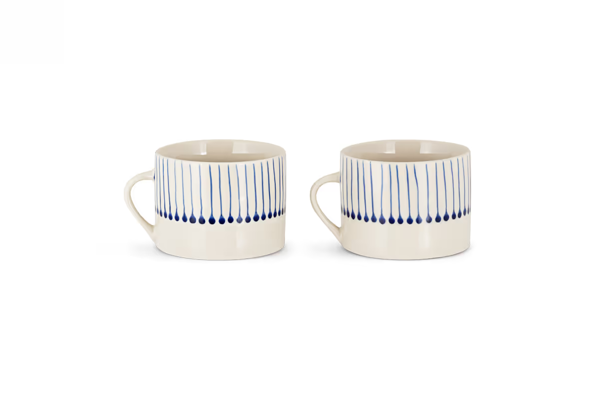 Nkuku - Iba Mug - Indigo - Large (Set of 2)