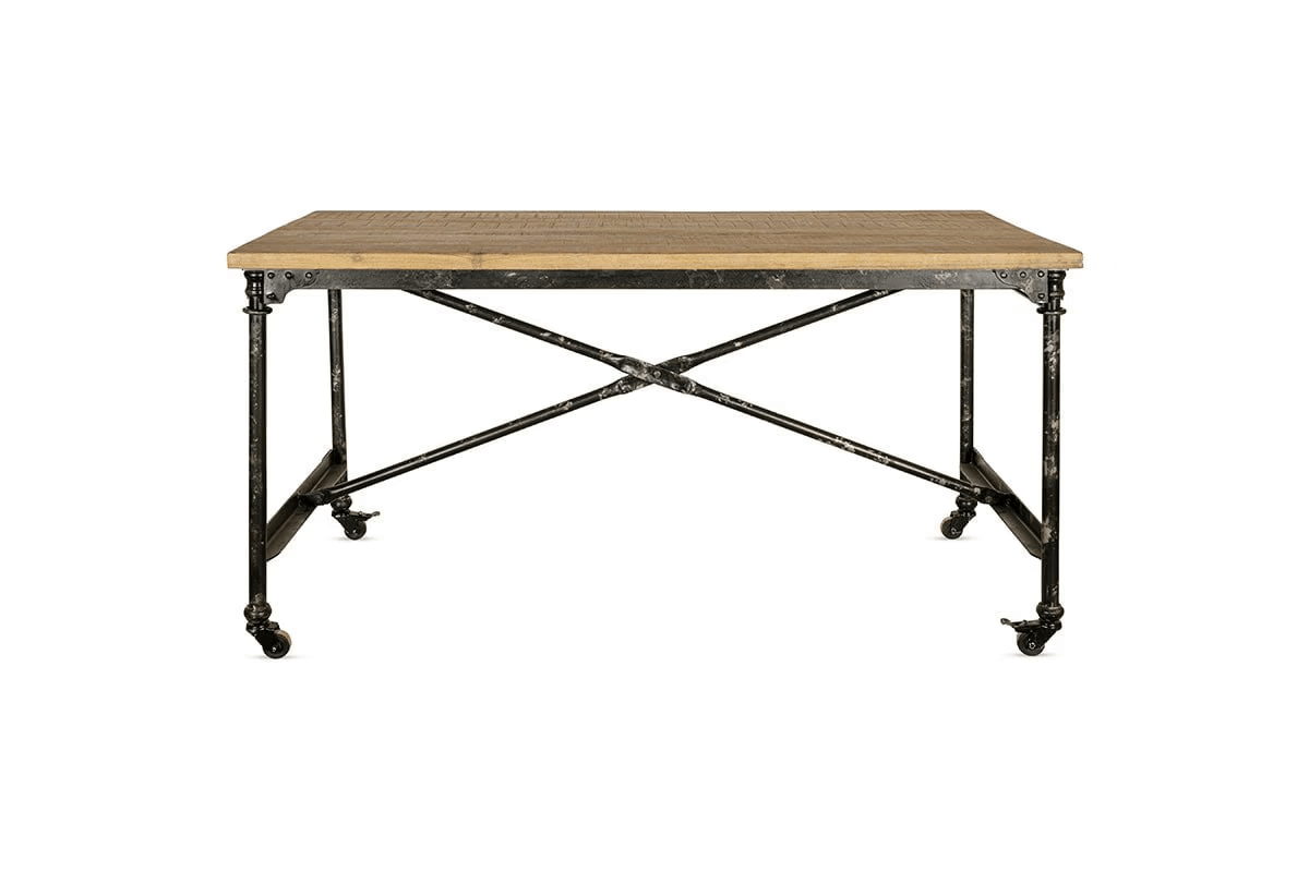 Nkuku - Benia Iron & Reclaimed Wood Desk