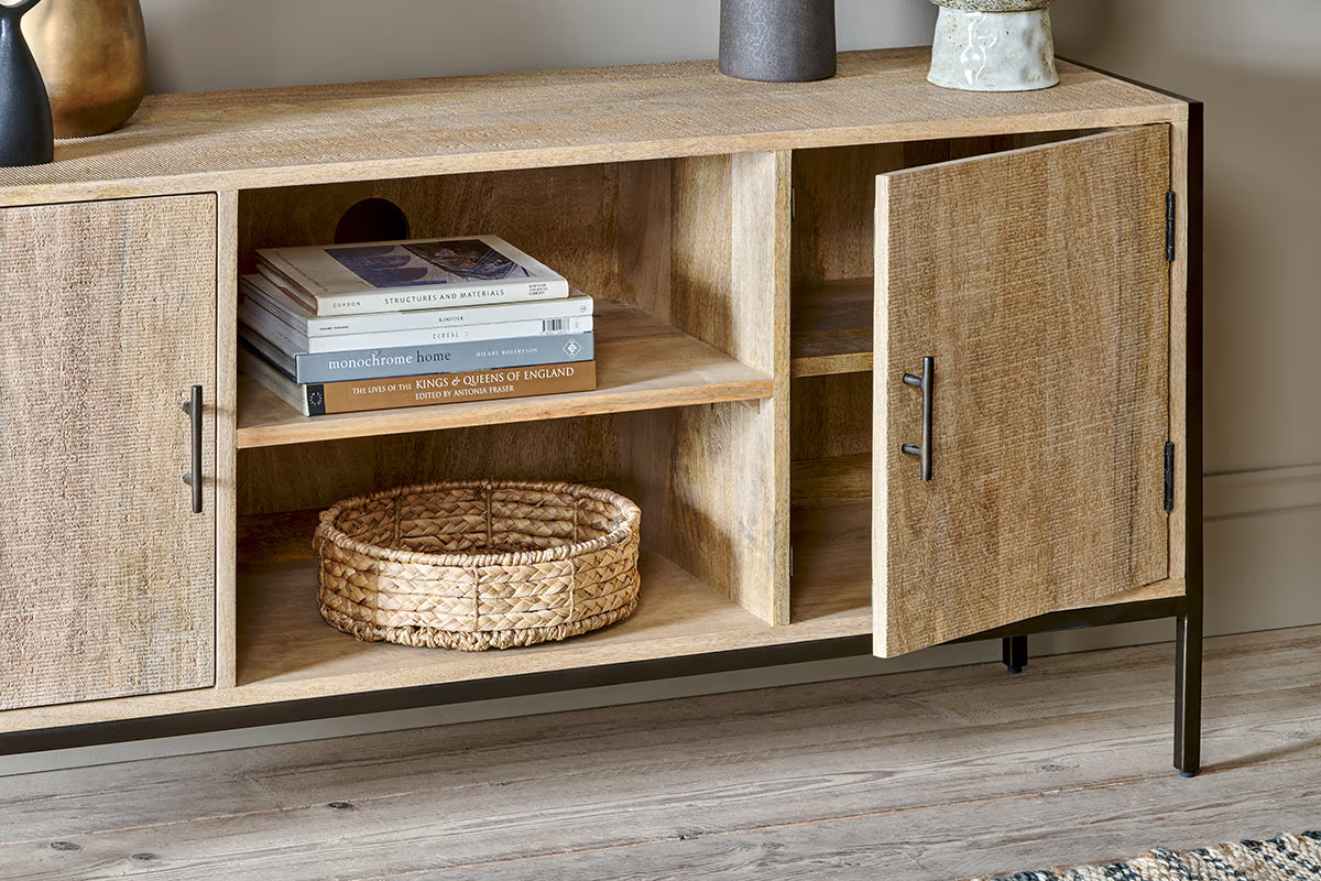 Nkuku - Dasai Mango Wood Media Unit