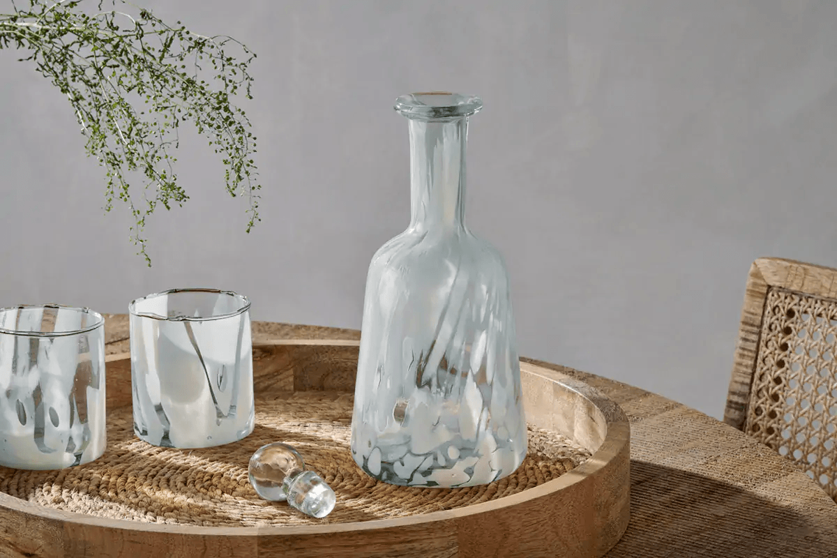 Nkuku - Lohara Decanter - White