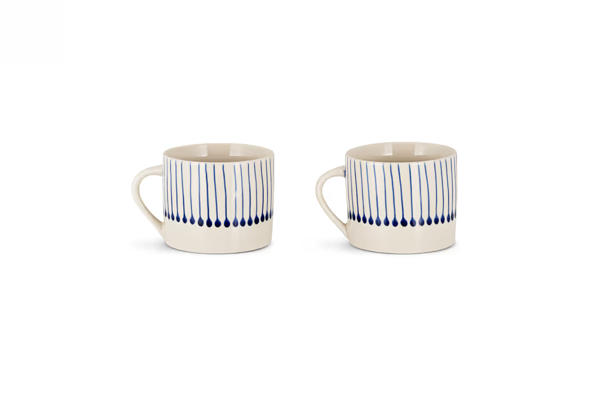 Nkuku - Iba Mug - Indigo - Small (Set of 2)