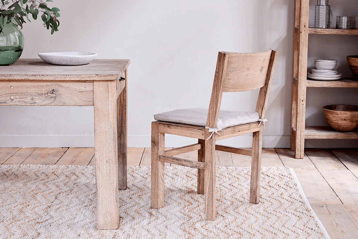 Nkuku - Fioni Reclaimed Wood Dining Chair - Natural