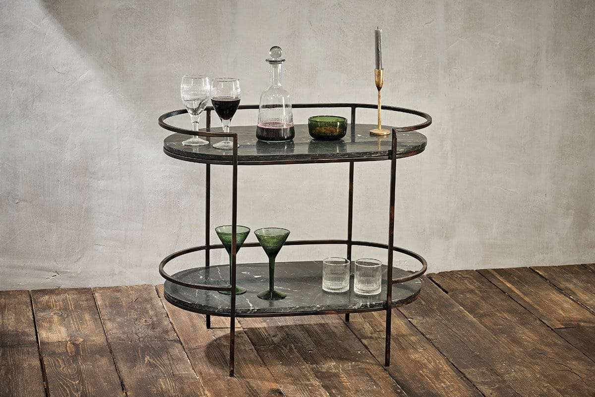 Nkuku - Karoko Marble Drinks Table