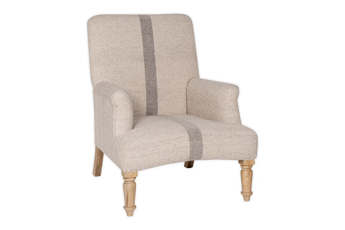 Nkuku - Kallu Wool & Cotton Occasional Chair - Natural