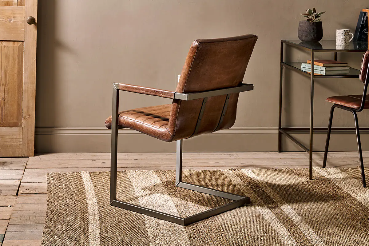 Nkuku - Wamma Leather Desk Chair