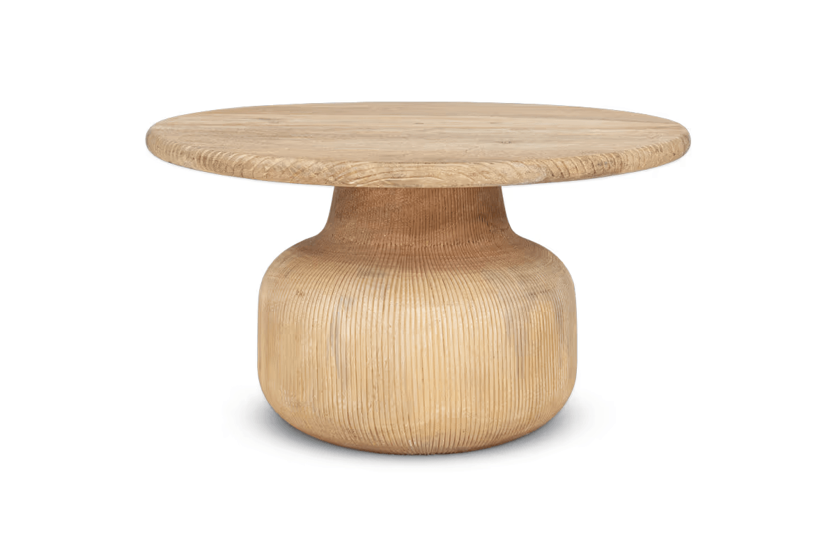 Nkuku - Vivan Grooved Wood Coffee Table