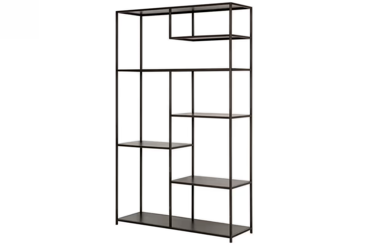 Nkuku - Tanvi Display Shelf - Black - Wide