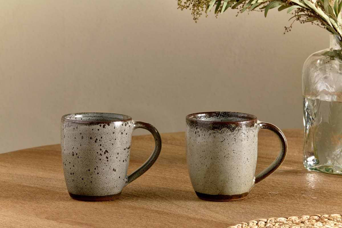 Nkuku - Cam Large Mug - Mocha (Set of 2)