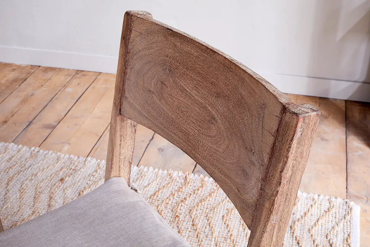 Nkuku - Fioni Reclaimed Wood Dining Chair - Natural
