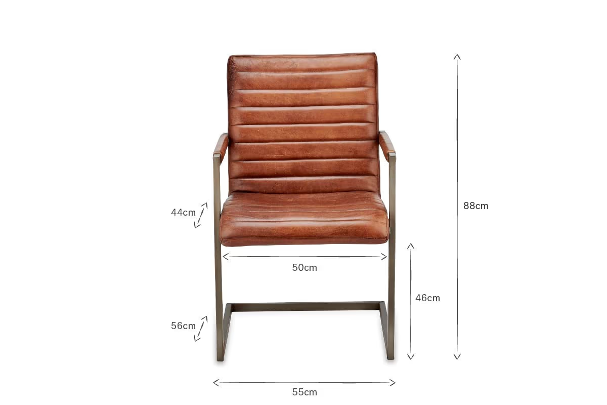 Nkuku - Wamma Leather Desk Chair