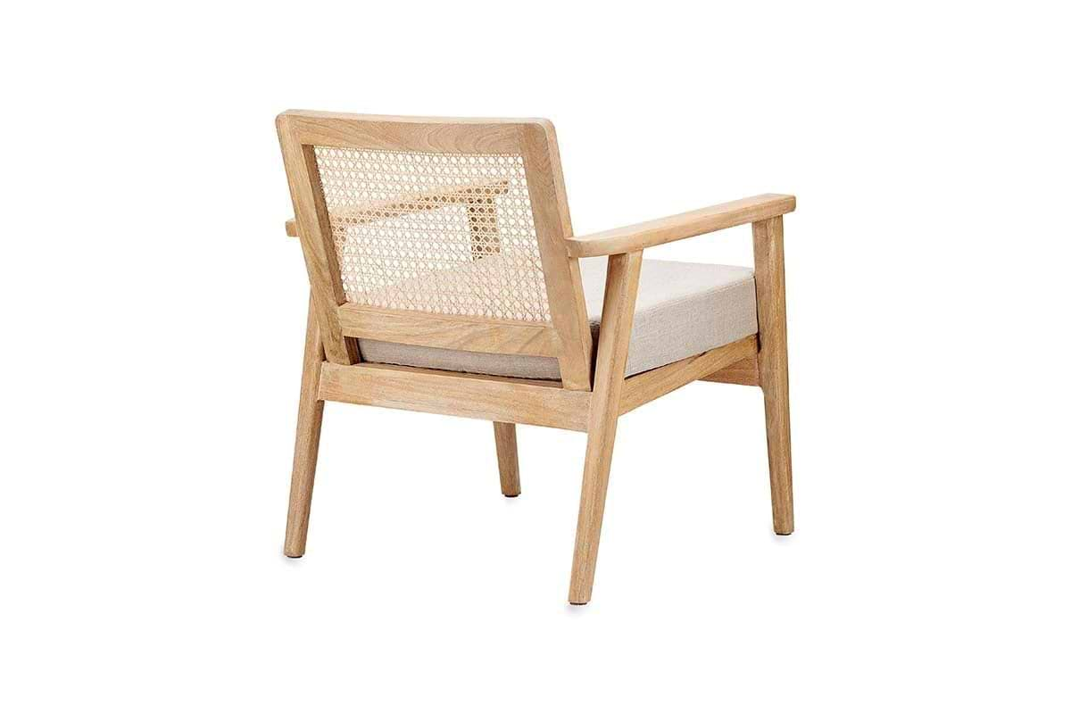 Nkuku - Atri Mango Wood & Cane Occasional Chair