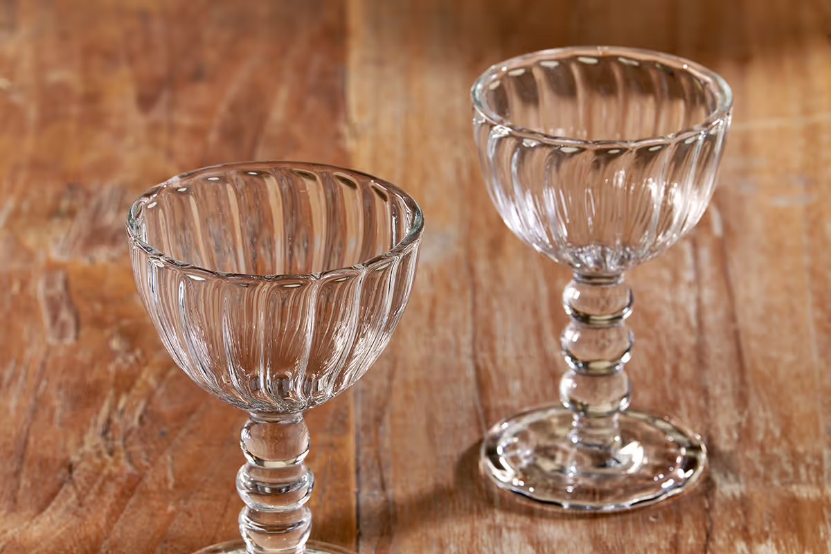 Nkuku - Santosa Sherry Glass - Clear (Set of 2)