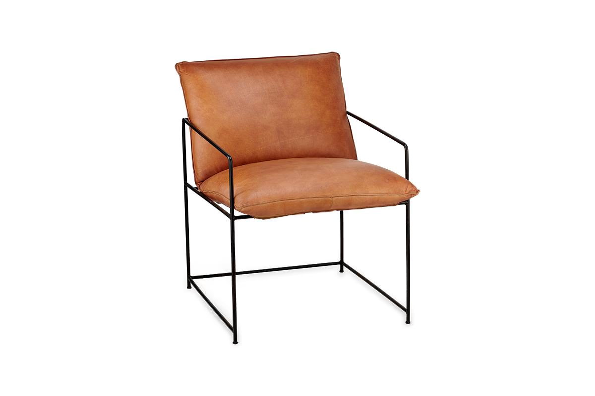 Nkuku - Durium Leather Lounger - Aged Tan