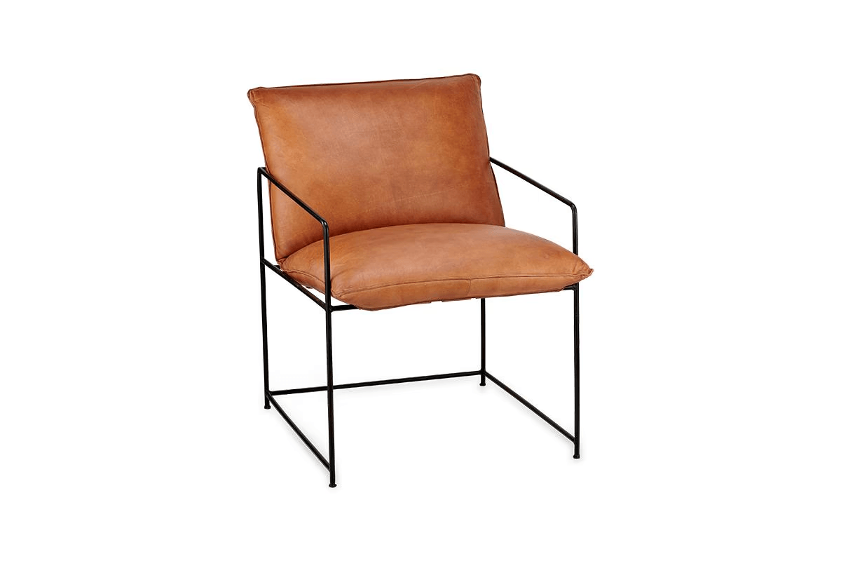 Nkuku - Durium Leather Lounger - Aged Tan