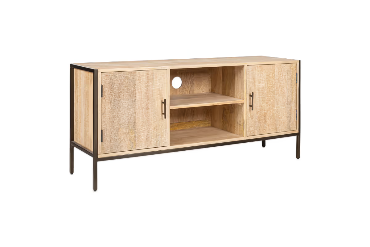 Nkuku - Dasai Mango Wood Media Unit