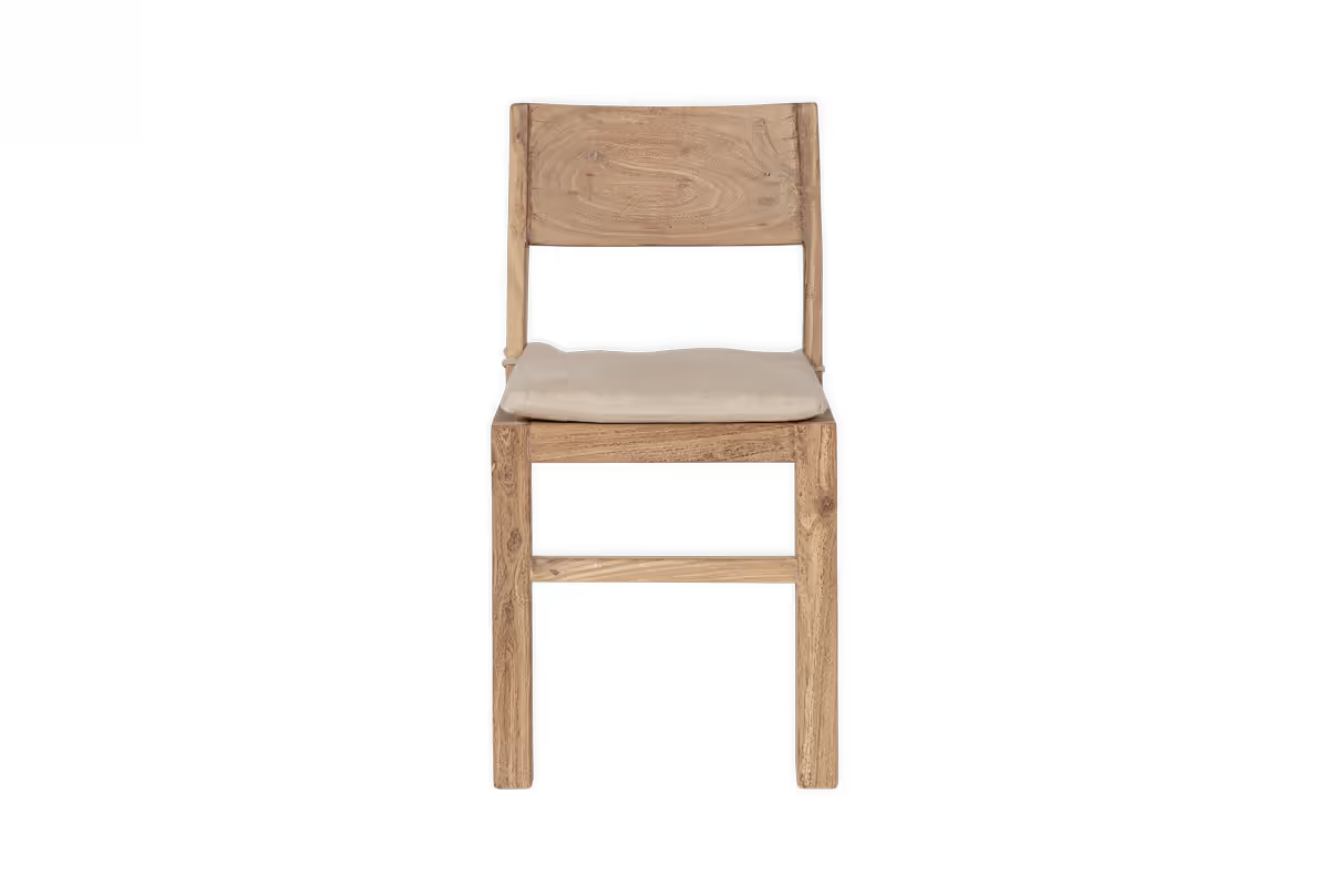 Nkuku - Fioni Reclaimed Wood Dining Chair - Natural