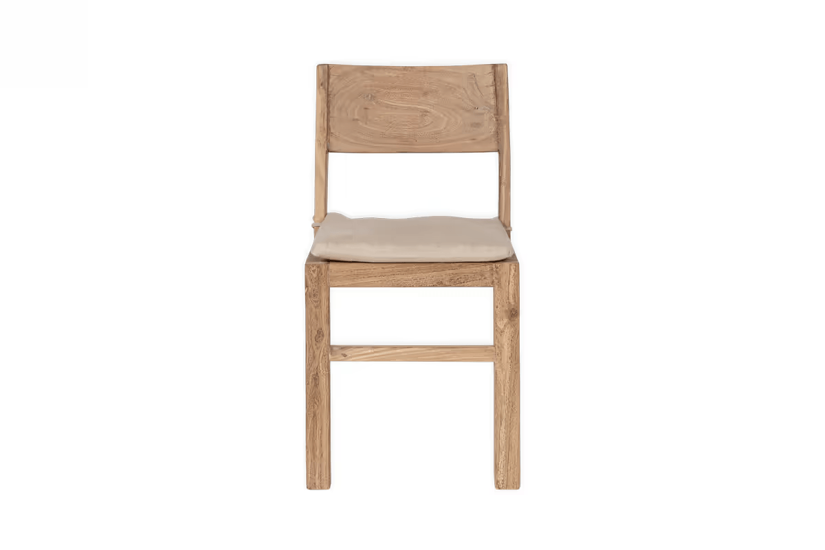 Nkuku - Fioni Reclaimed Wood Dining Chair - Natural