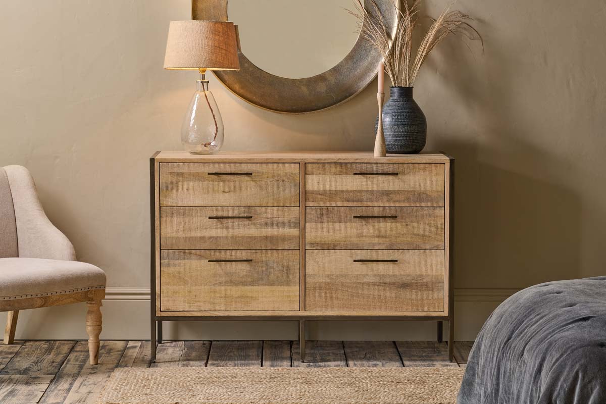 Nkuku - Dasai Mango Wood Chest of Drawers