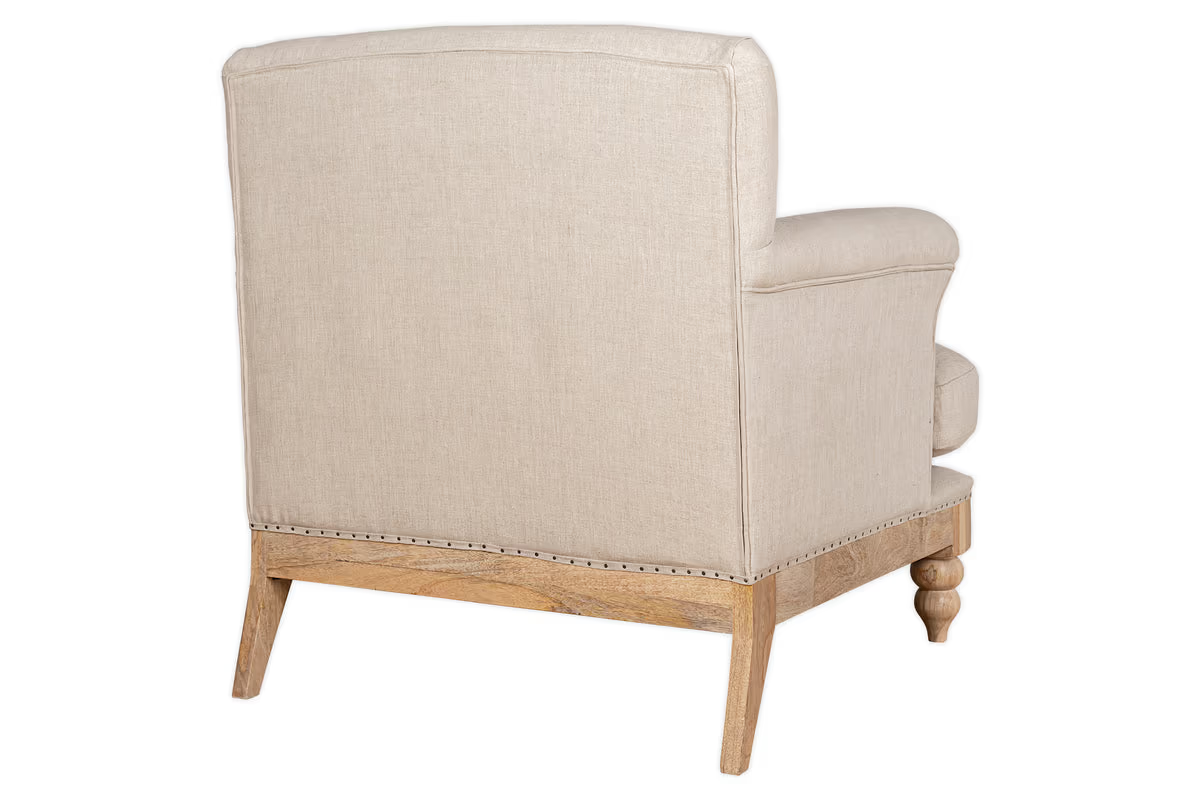 Nkuku - Kashi Linen Armchair - Natural