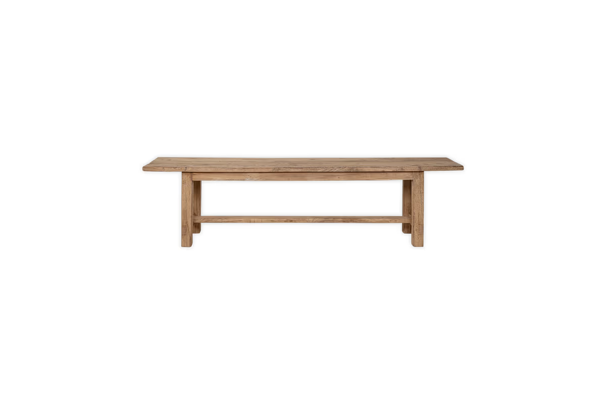 Nkuku - Fioni Reclaimed Wood Bench - Natural - Small