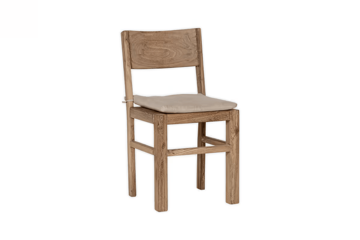 Nkuku - Fioni Reclaimed Wood Dining Chair - Natural