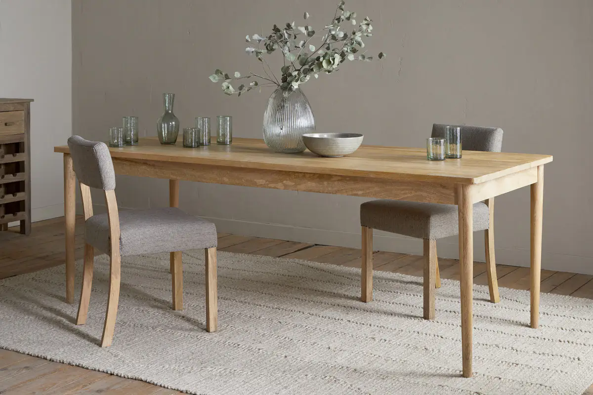 Nkuku - Anbu Mango Dining Table - Natural - Small