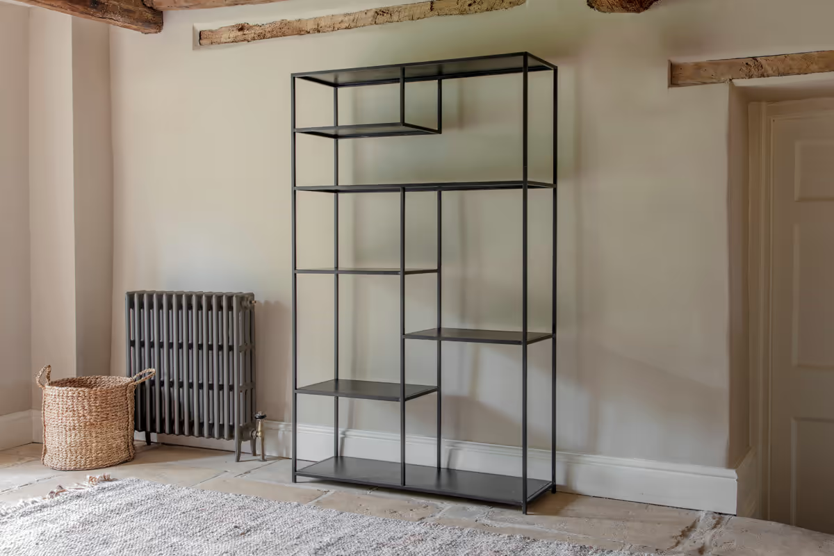 Nkuku - Tanvi Display Shelf - Black - Wide