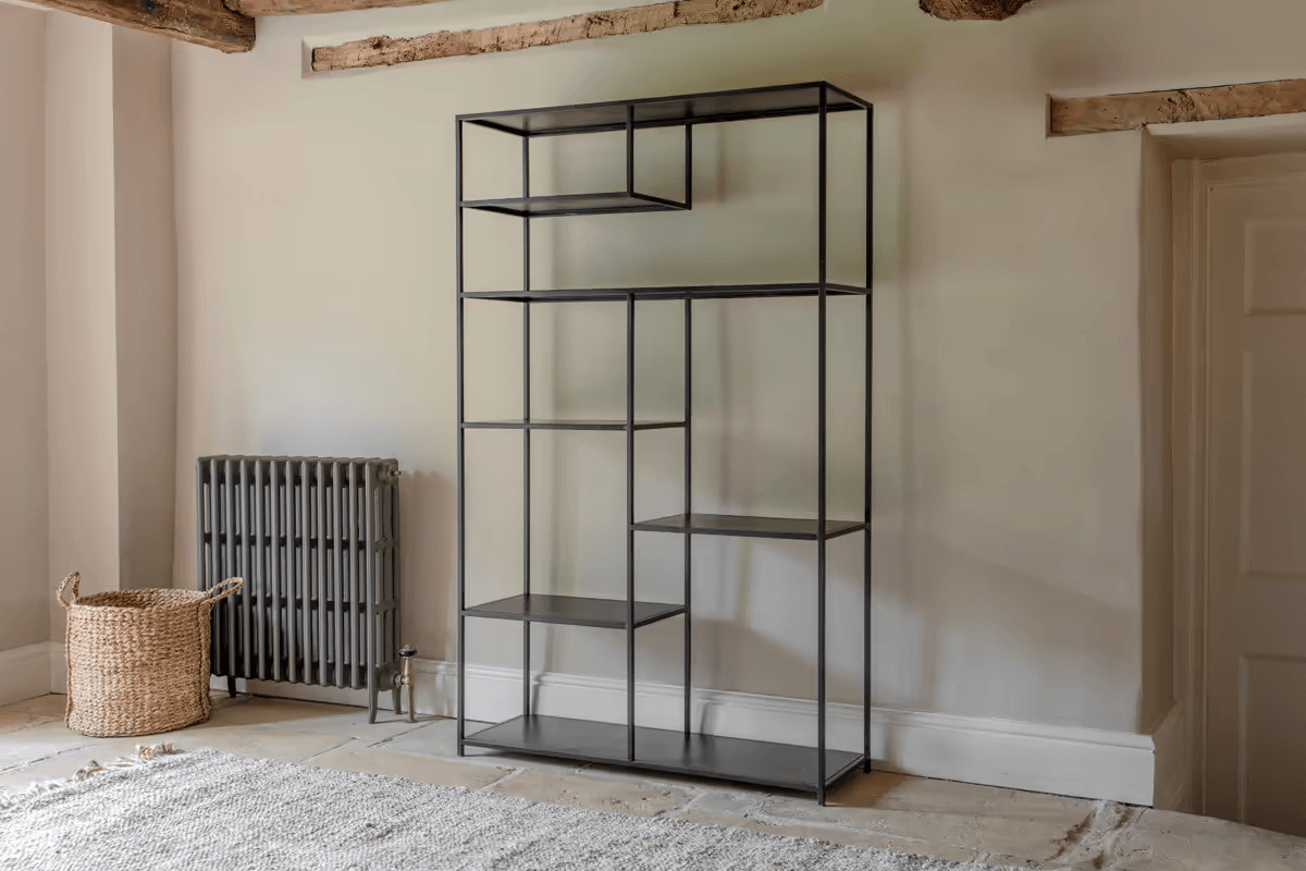 Nkuku - Tanvi Display Shelf - Black - Wide