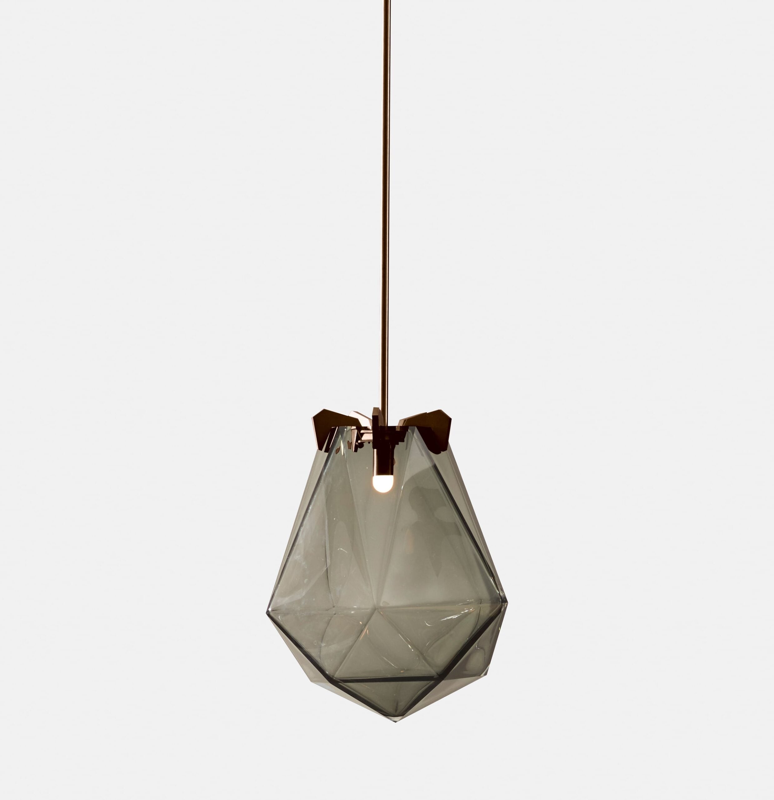 BRIOLETTE LARGE PENDANT-SMOKED GRAY GLASS-SATIN BRONZE FINISH-GABRIEL SCOTT-min