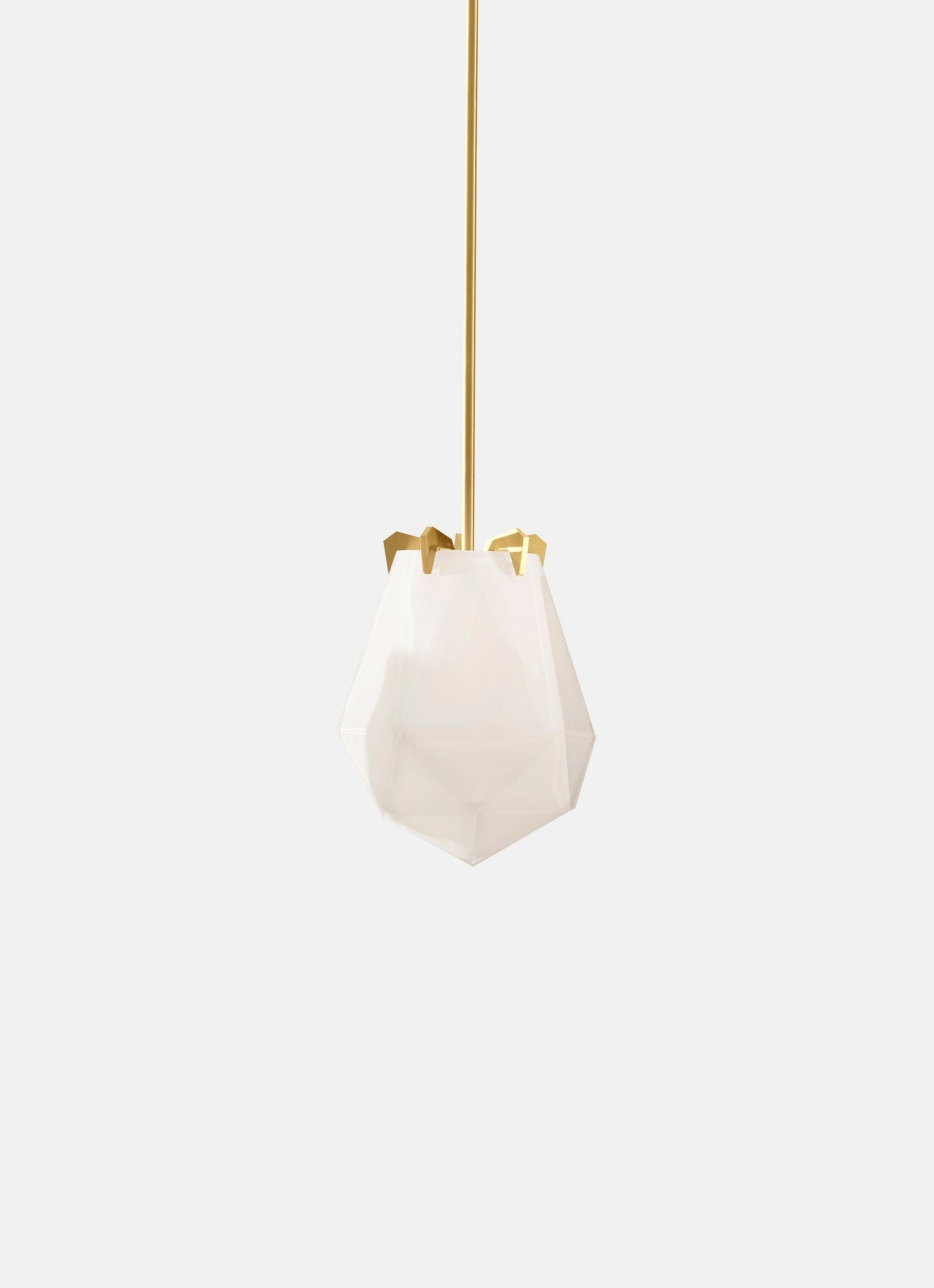 BRIOLETTE SMALL PENDANT-ALABASTER WHITE GLASS-SATIN BRASS FINISH-GABRIEL SCOTT-min