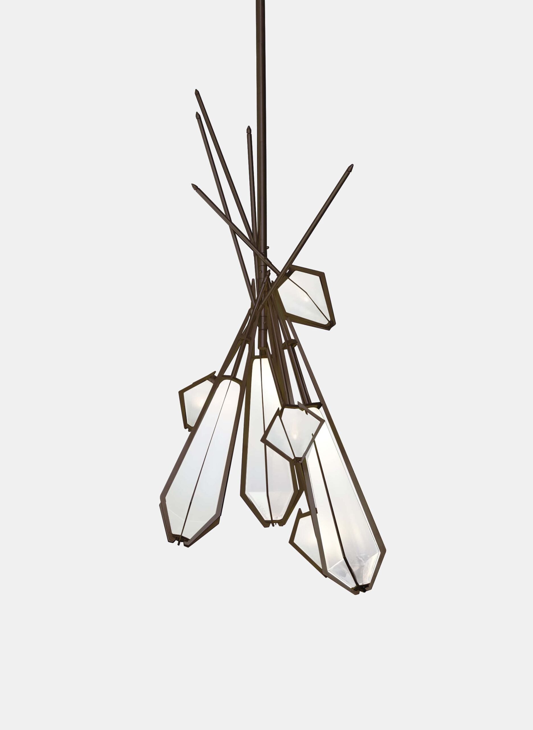 HARLOW DRIED FLOWER CHANDELIER-ALABASTER WHITE GLASS-SATIN BRONZE FINISH-GABRIEL SCOTT-min
