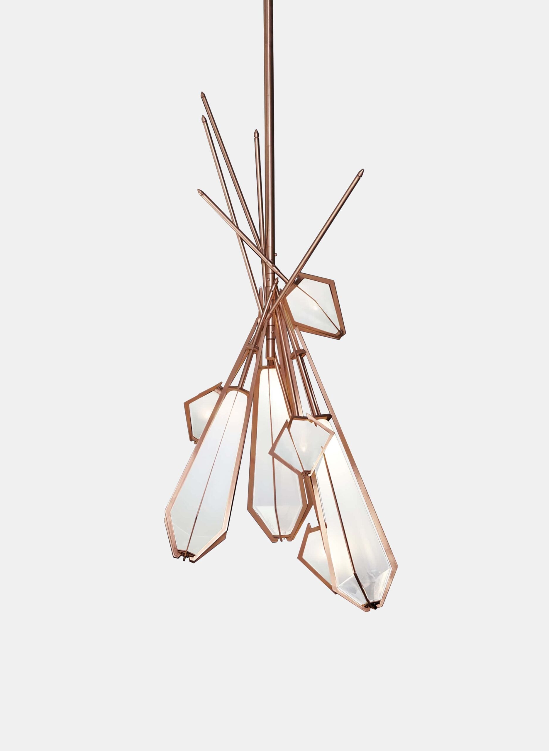 HARLOW DRIED FLOWER CHANDELIER-ALABASTER WHITE GLASS-SATIN COPPER FINISH-GABRIEL SCOTT-min
