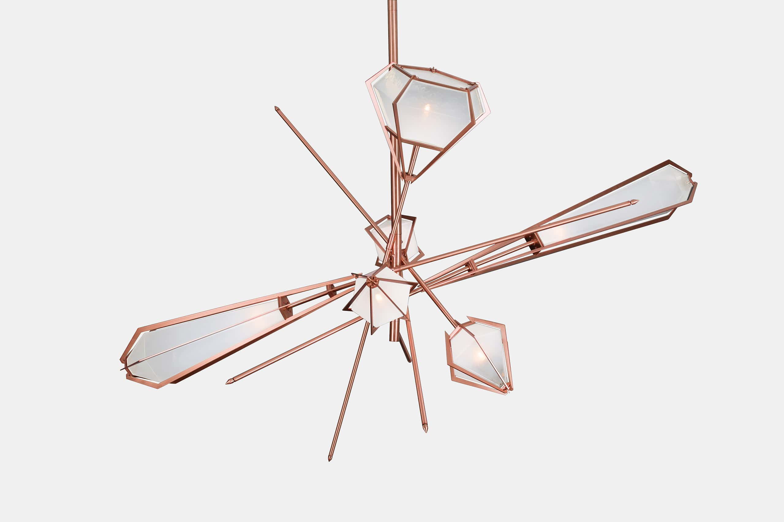 HARLOW LARGE CHANDELIER-ALABASTER WHITE GLASS-SATIN COPPER FINISH-GABRIEL SCOTT-min