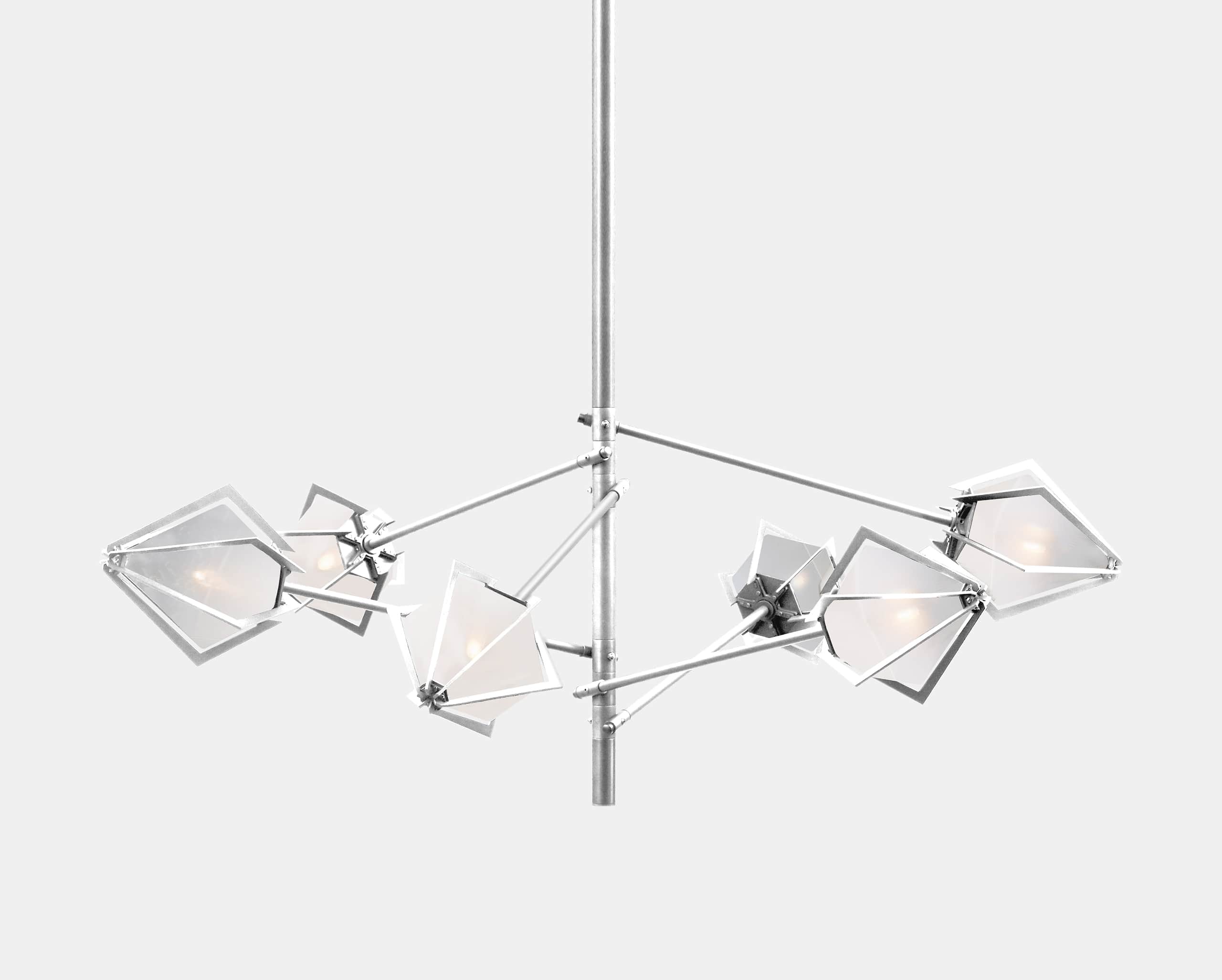 HARLOW SPOKE SMALL CHANDELIER-ALABASTER WHITE GLASS-SATIN NICKEL-GABRIEL SCOTT-min