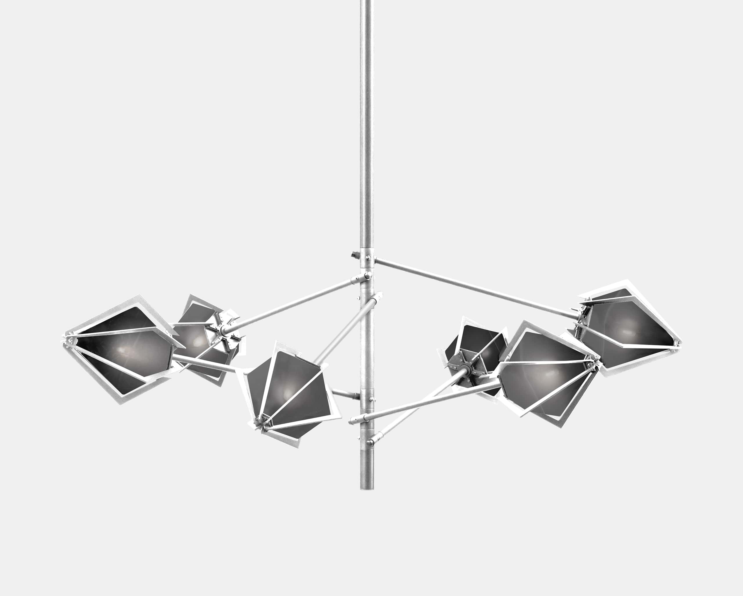 HARLOW SPOKE SMALL CHANDELIER-SMOKED GRAY GLASS-SATIN NICKEL-GABRIEL SCOTT-min