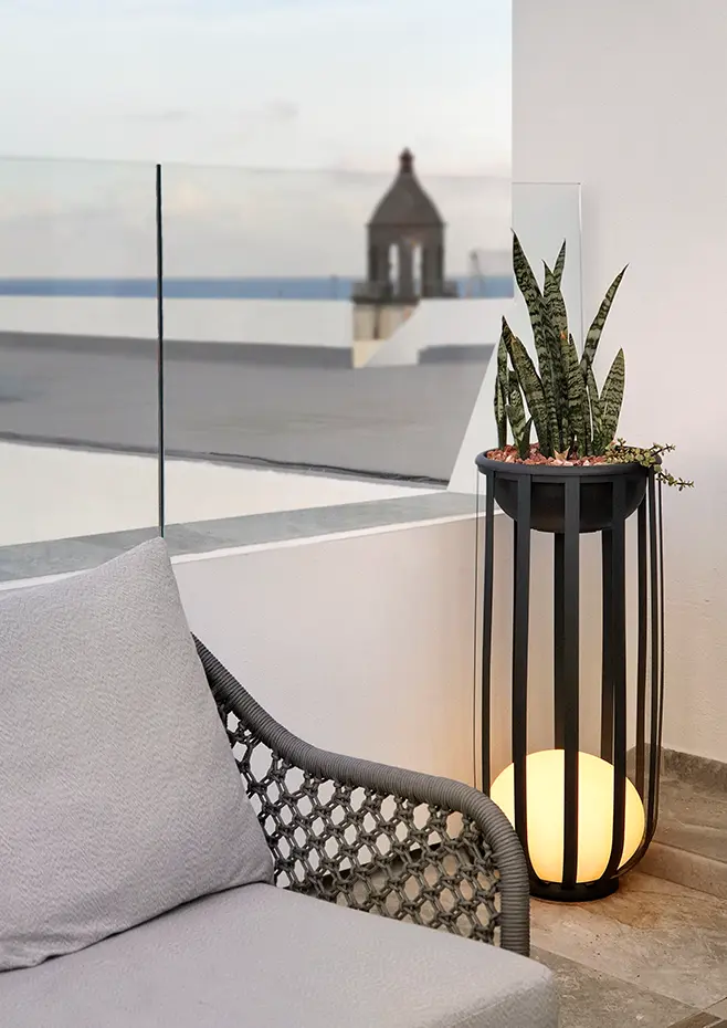 Estiluz - Bols Floor lamps - 4027X - Outdoor - 96 Anthracite