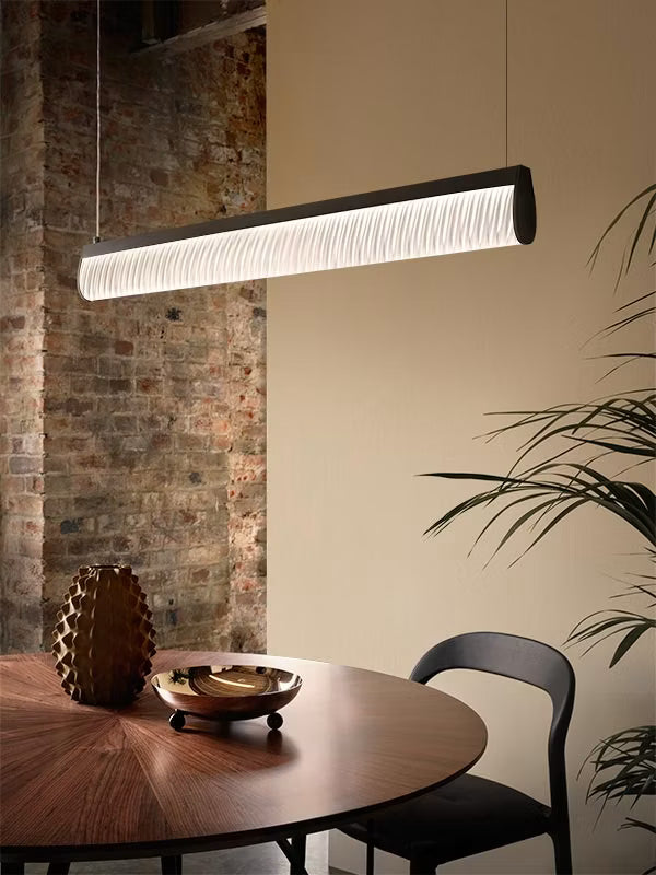 Slamp - Modula Suspension Lamp - Black/Plissé