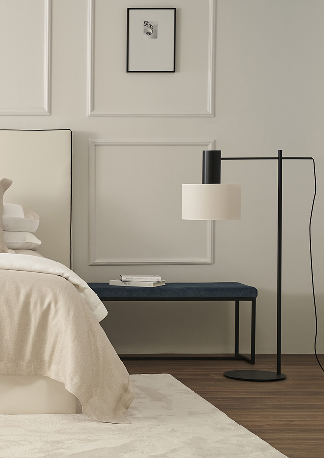Estiluz - Cyls Floor lamps - 3908P - 26 Black - 27 White